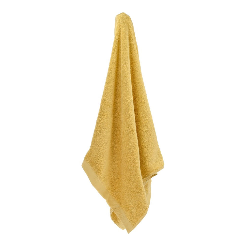 Žlutý ručník z bio bavlny 50x100 cm Comfort – Södahl - Obrázek 2