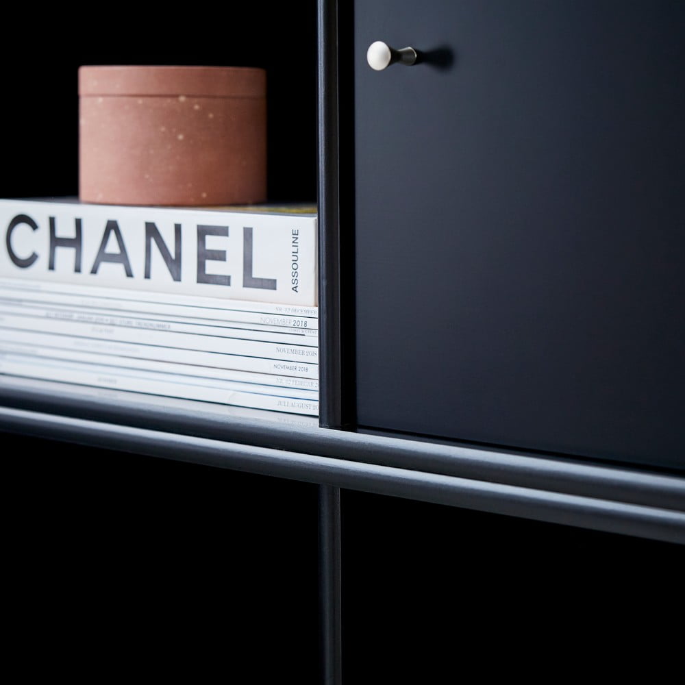 Černá nástěnná knihovna Hammel Mistral Kubus - Obrázek 2