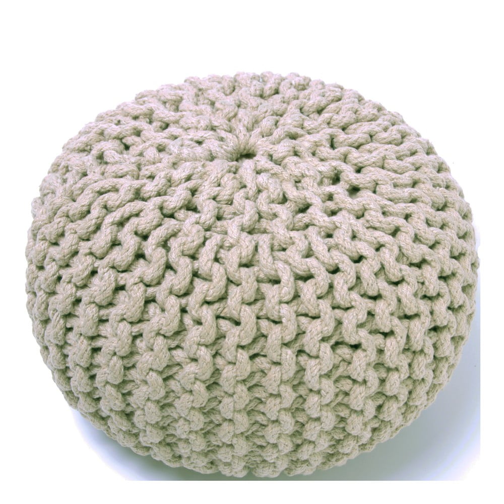 Dětský béžový ručně vyrobený pufík Nattiot Lili - Obrázek 2