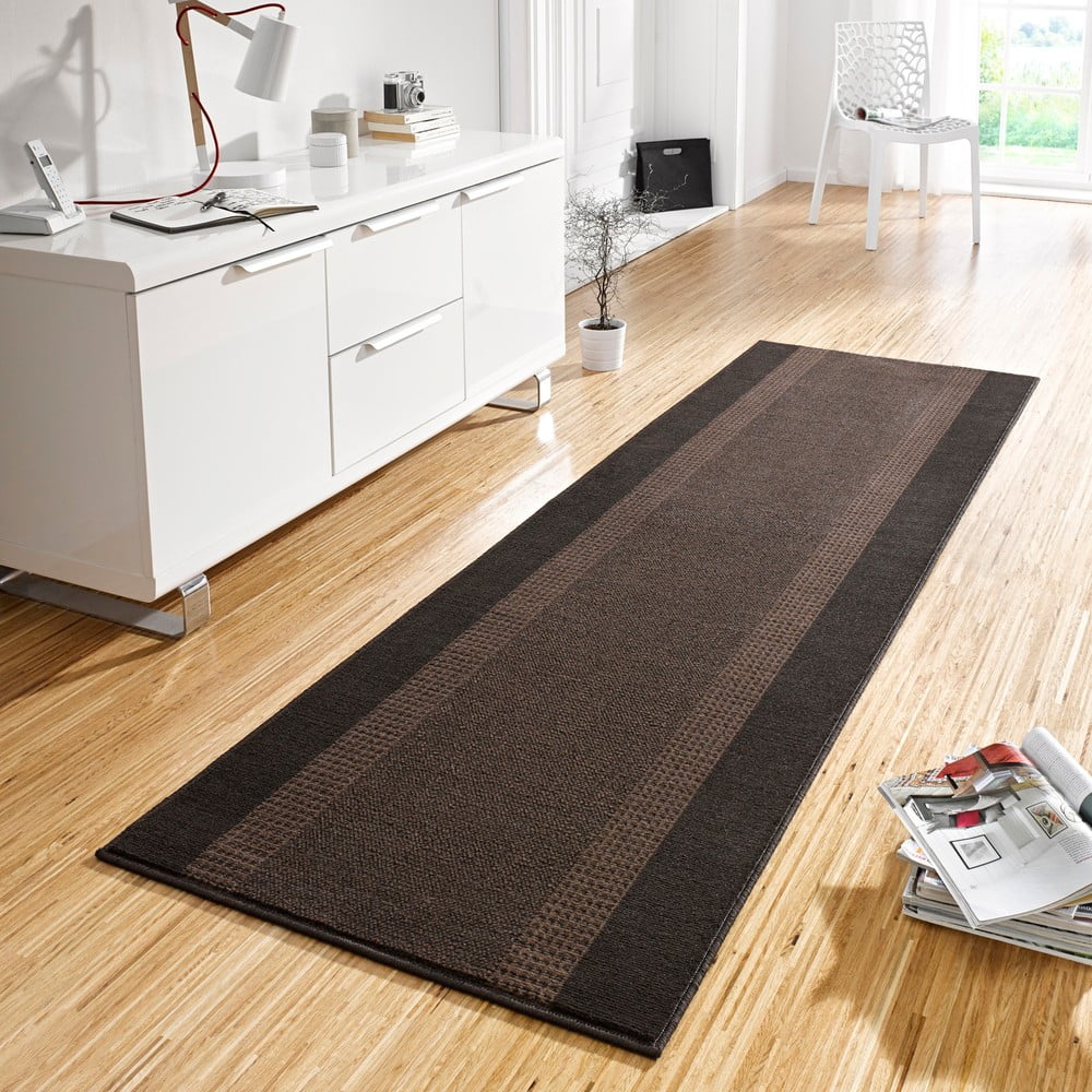 Hnědý běhoun Hanse Home Basic, 80 x 300 cm - Obrázek 2