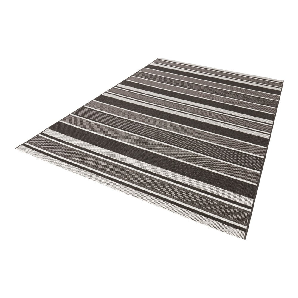 Černý venkovní koberec NORTHRUGS Strap, 200 x 290 cm - Obrázek 2