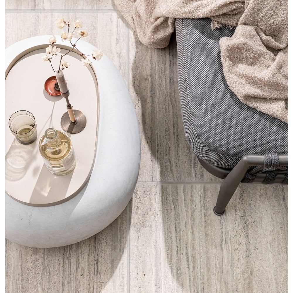 Bílý konferenční stolek 49x65 cm Pebble – vtwonen - Obrázek 2