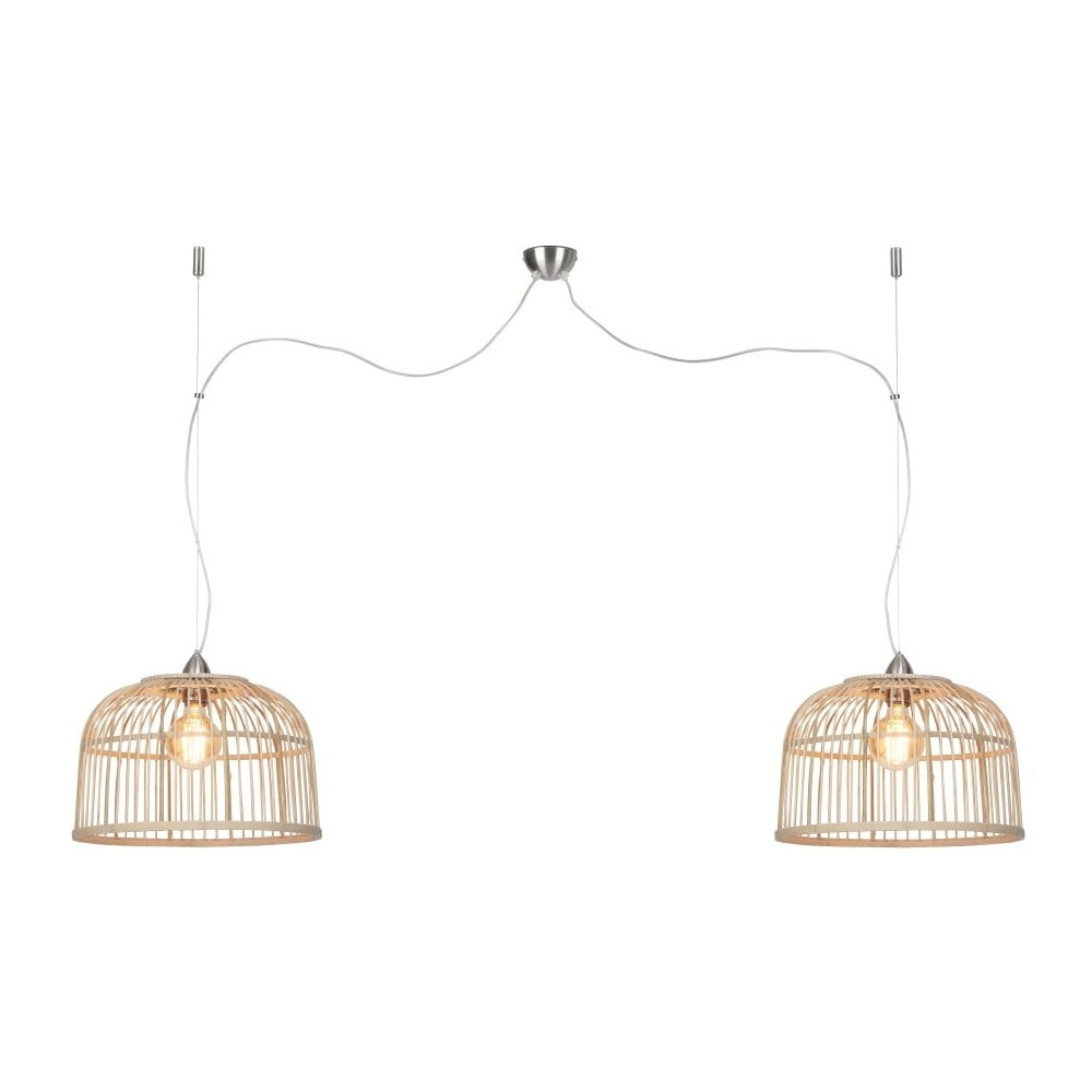 Bambusové dvojité závěsné světlo Good&Mojo Borneo Bambusové dvojité závěsné světlo Good&Mojo Borneo