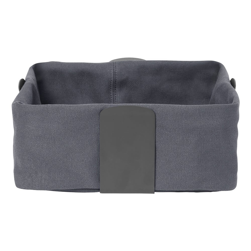 Tmavě šedý textilní košík na chléb Blomus Bread, 26 x 26 cm Tmavě šedý textilní košík na chléb Blomus Bread, 26 x 26 cm