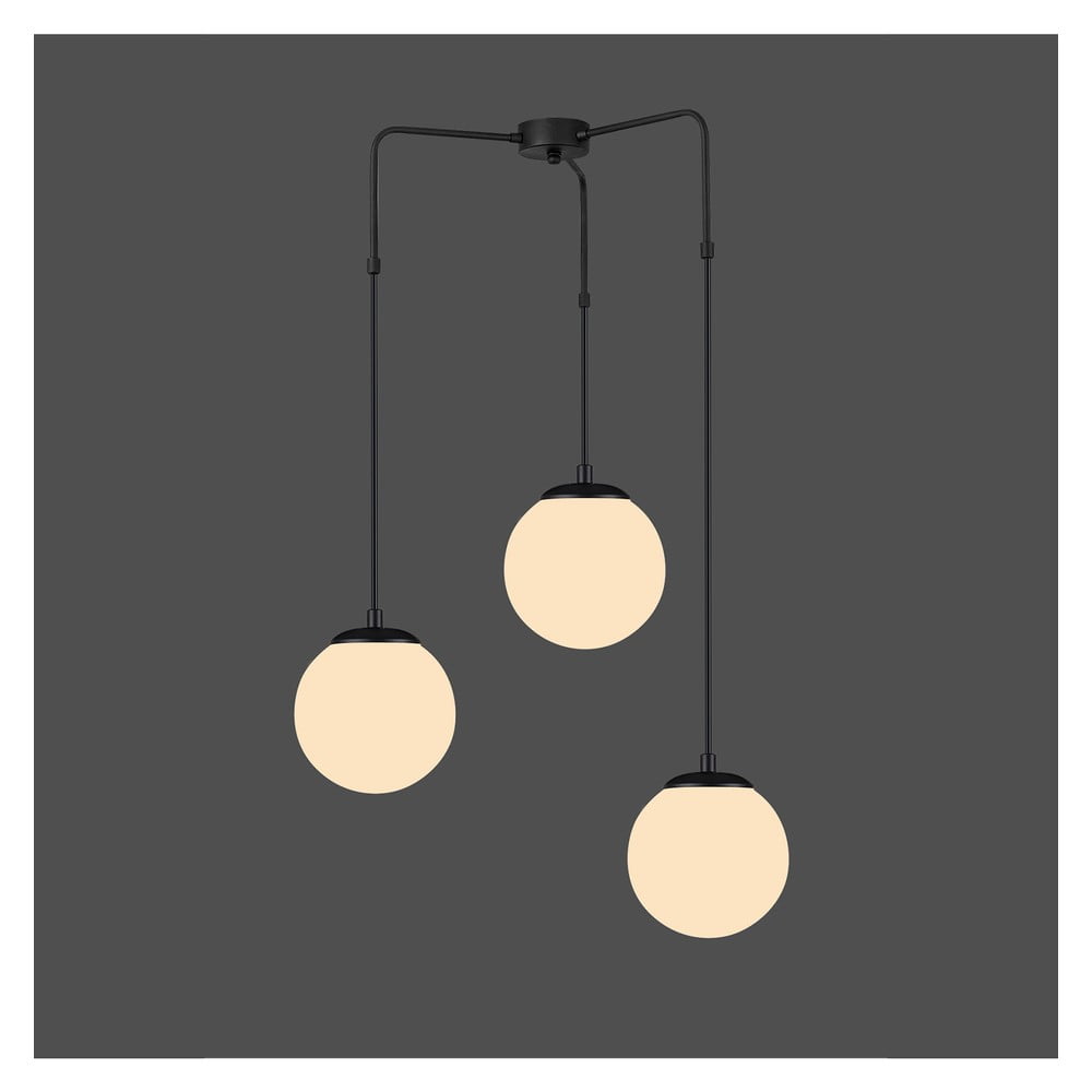 Černé závěsné svítidlo Squid Lighting Efe, výška 100 cm - Obrázek 2