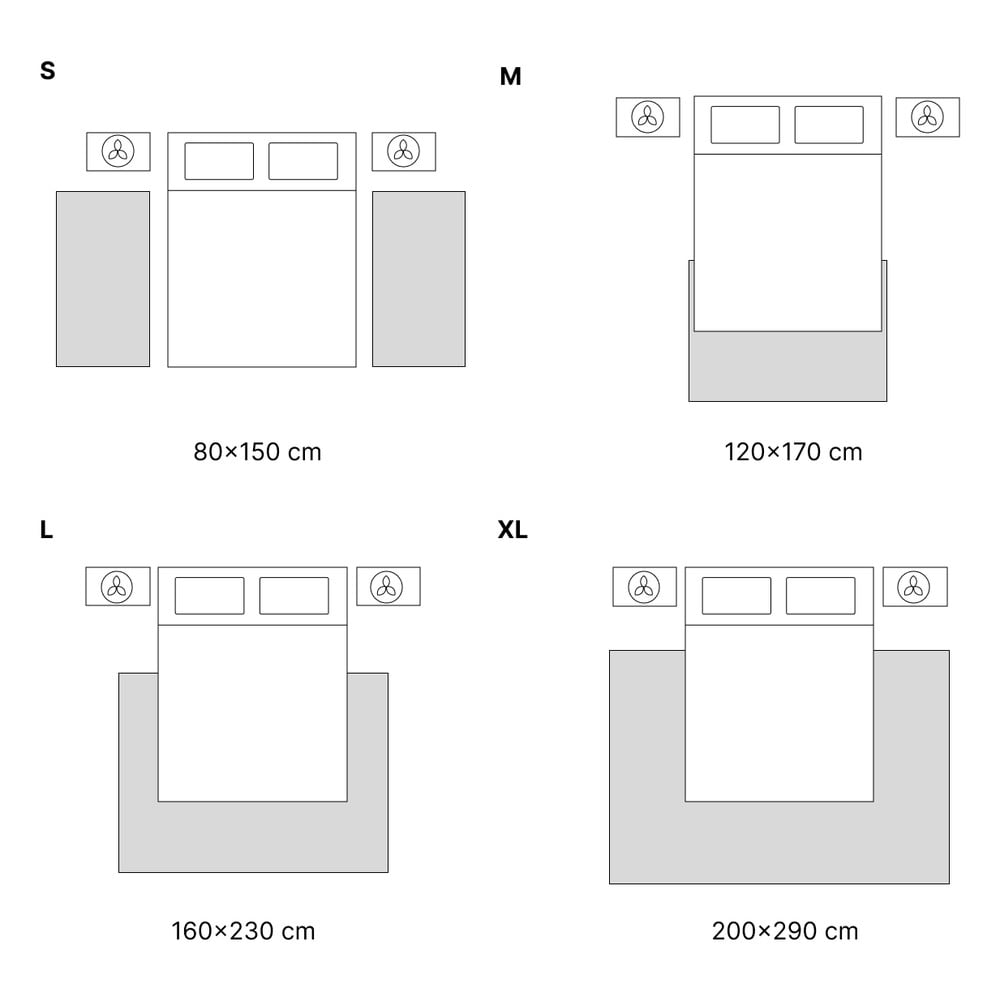 Šedo-krémový venkovní koberec NORTHRUGS Kuba, 150 x 80 cm - Obrázek 2
