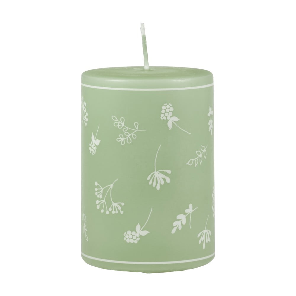 Zelená svíčka Unipar Fleur, doba hoření 30 h Zelená svíčka Unipar Fleur, doba hoření 30 h