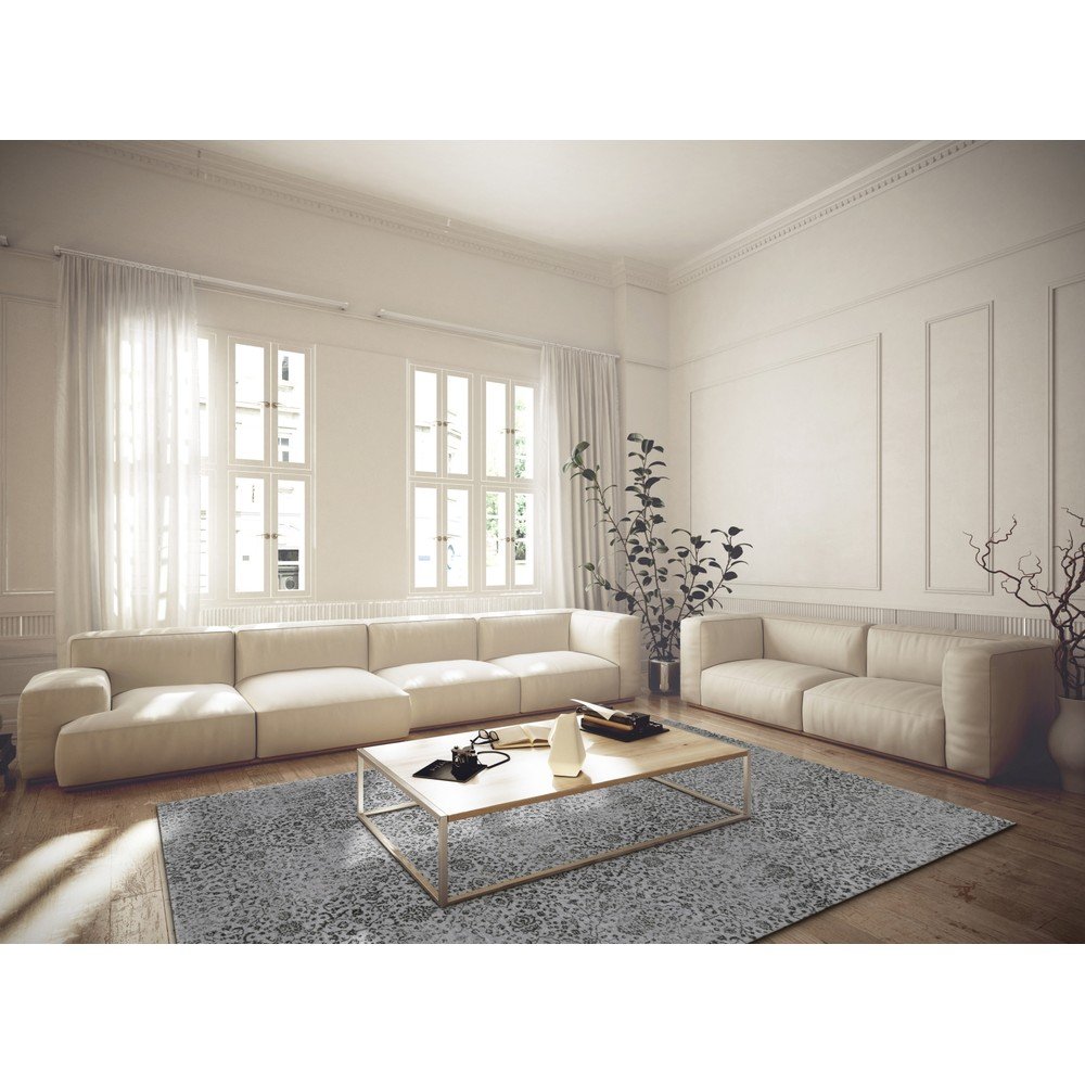 Šedý vlněný koberec 133x190 cm Claudine – Agnella - Obrázek 2