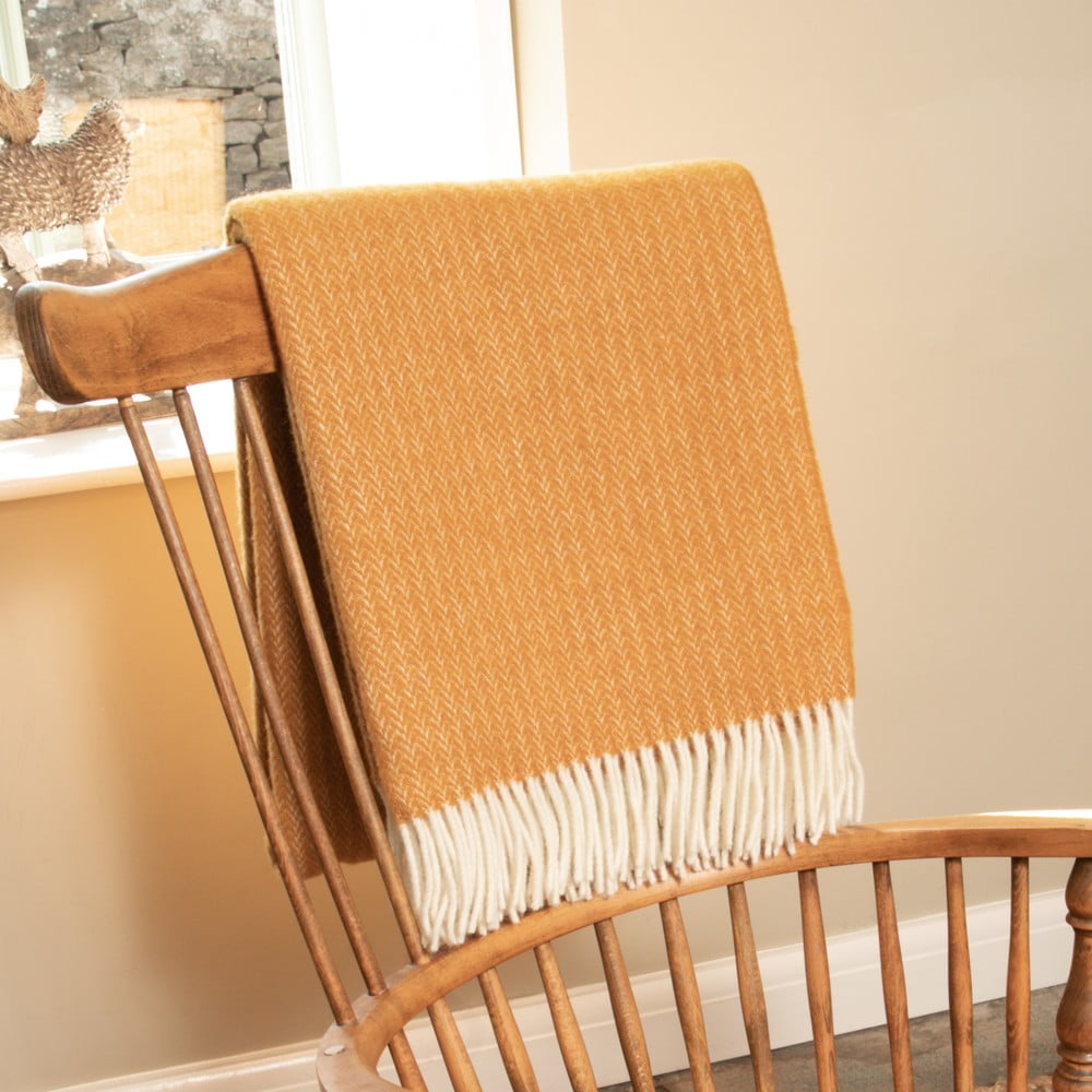 Vlněná deka 140x200 cm – Native Natural - Obrázek 2