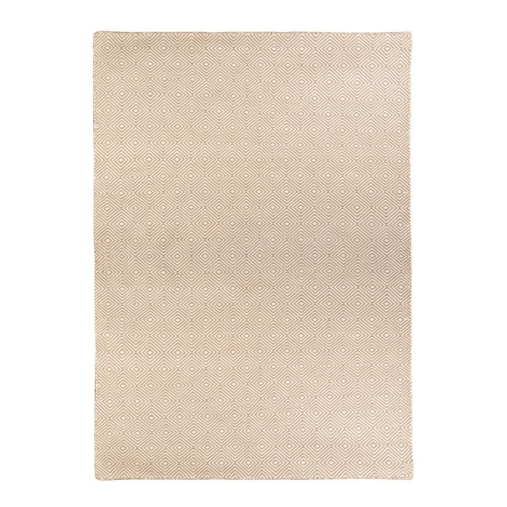 Krémový oboustranný venkovní koberec z recyklovaného plastu Green Decore Solitaire, 160 x 230 cm Krémový oboustranný venkovní koberec z recyklovaného plastu Green Decore Solitaire, 160 x 230 cm