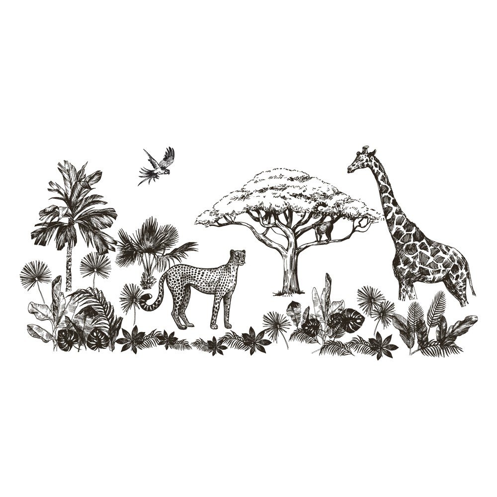 Dekorativní samolepky na zeď Ambiance Savanna - Obrázek 2