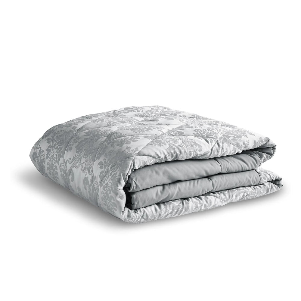 Šedý prošívaný přehoz přes postel Catherine Lansfield Jacquard, 240 x 260 cm Šedý prošívaný přehoz přes postel Catherine Lansfield Jacquard, 240 x 260 cm