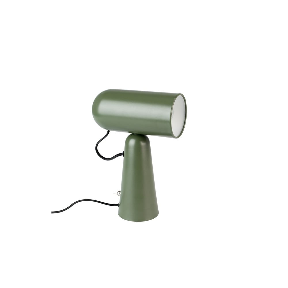 Zelená stolní lampa White Label Vesper Zelená stolní lampa White Label Vesper