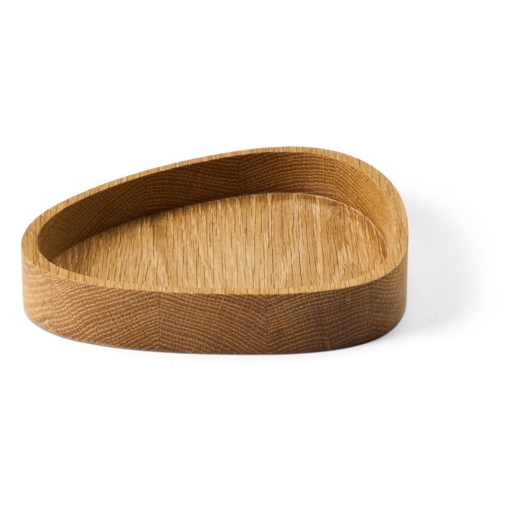 Dekorativní dřevěný úložný box v přírodní barvě 18x16x3 cm Curve M – LIND DNA Dekorativní dřevěný úložný box v přírodní barvě 18x16x3 cm Curve M – LIND DNA