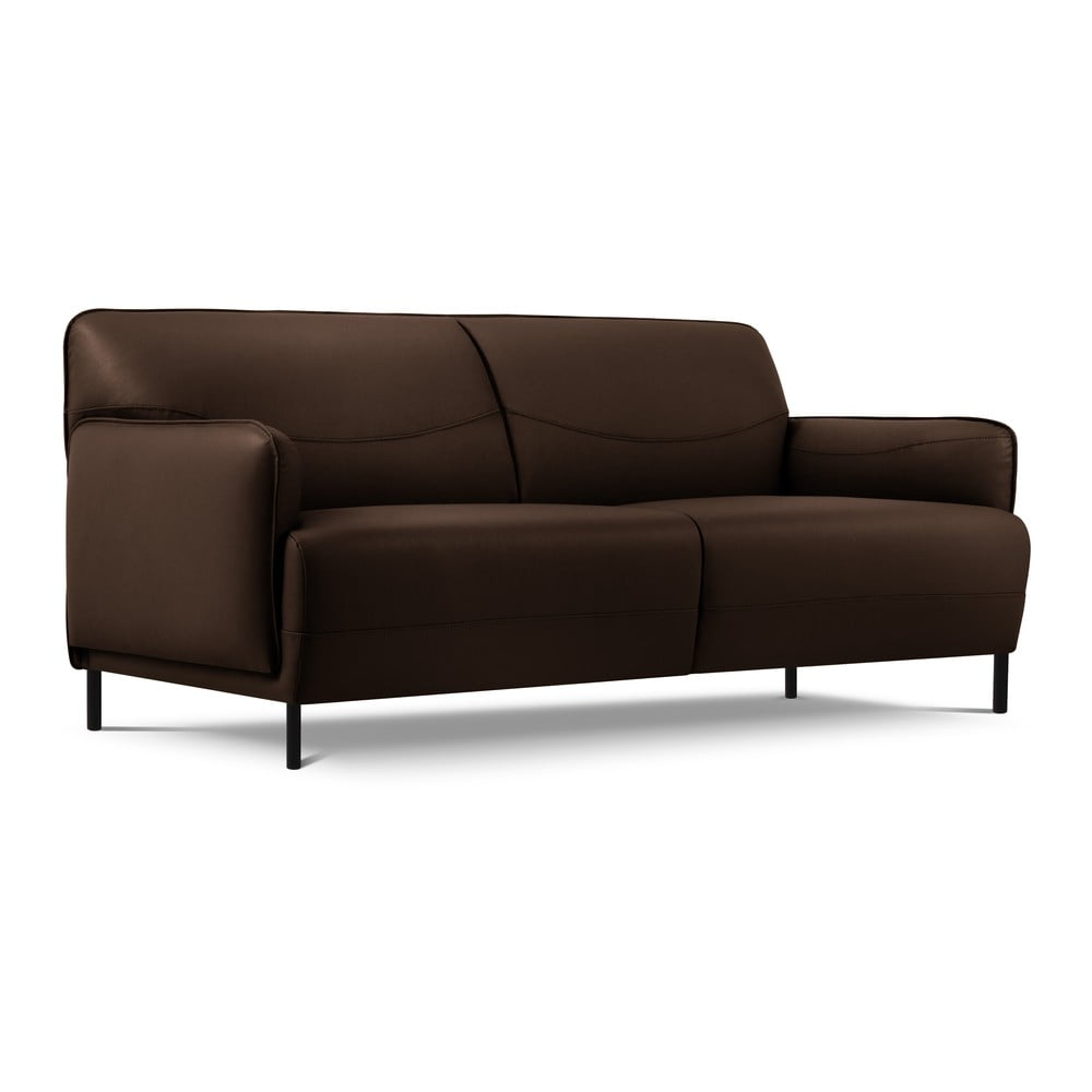 Hnědá kožená pohovka Windsor & Co Sofas Neso, 175 x 90 cm - Obrázek 2