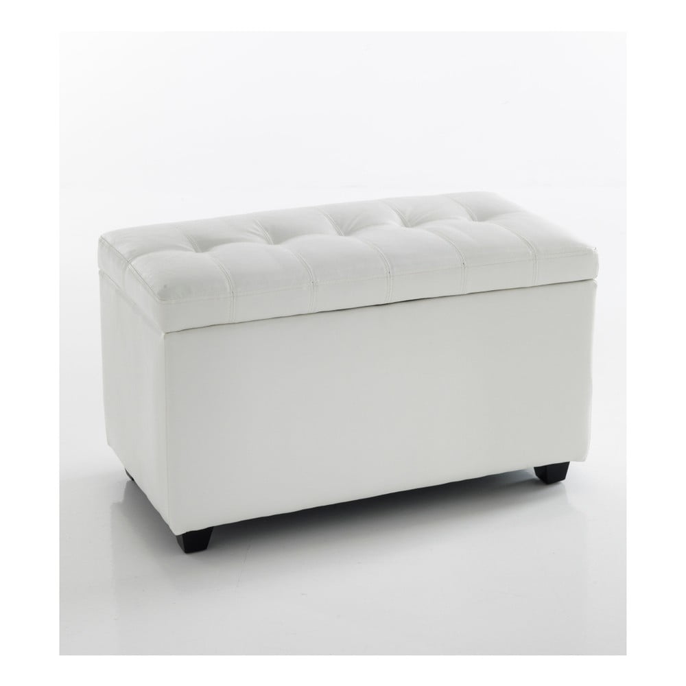 Bílá lavice s úložným prostorem Tomasucci Nice Bílá lavice s úložným prostorem Tomasucci Nice