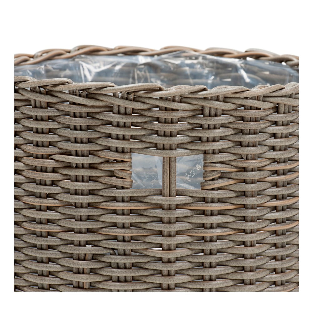 Sada šedých zahradních květináčů Bonami Essentials Natural - Obrázek 2