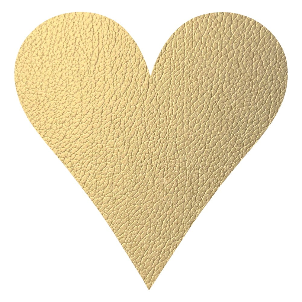 Prostírání z eko kůže 30×30 cm Heart Hippo – LIND DNA Prostírání z eko kůže 30×30 cm Heart Hippo – LIND DNA