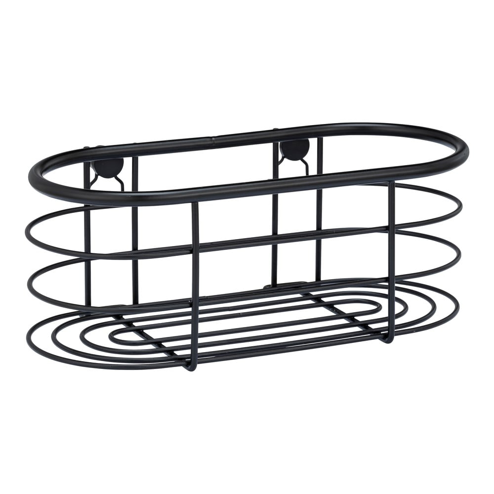 Černá sprchová police Wenko Trestina, 26 x 11 cm Černá sprchová police Wenko Trestina, 26 x 11 cm