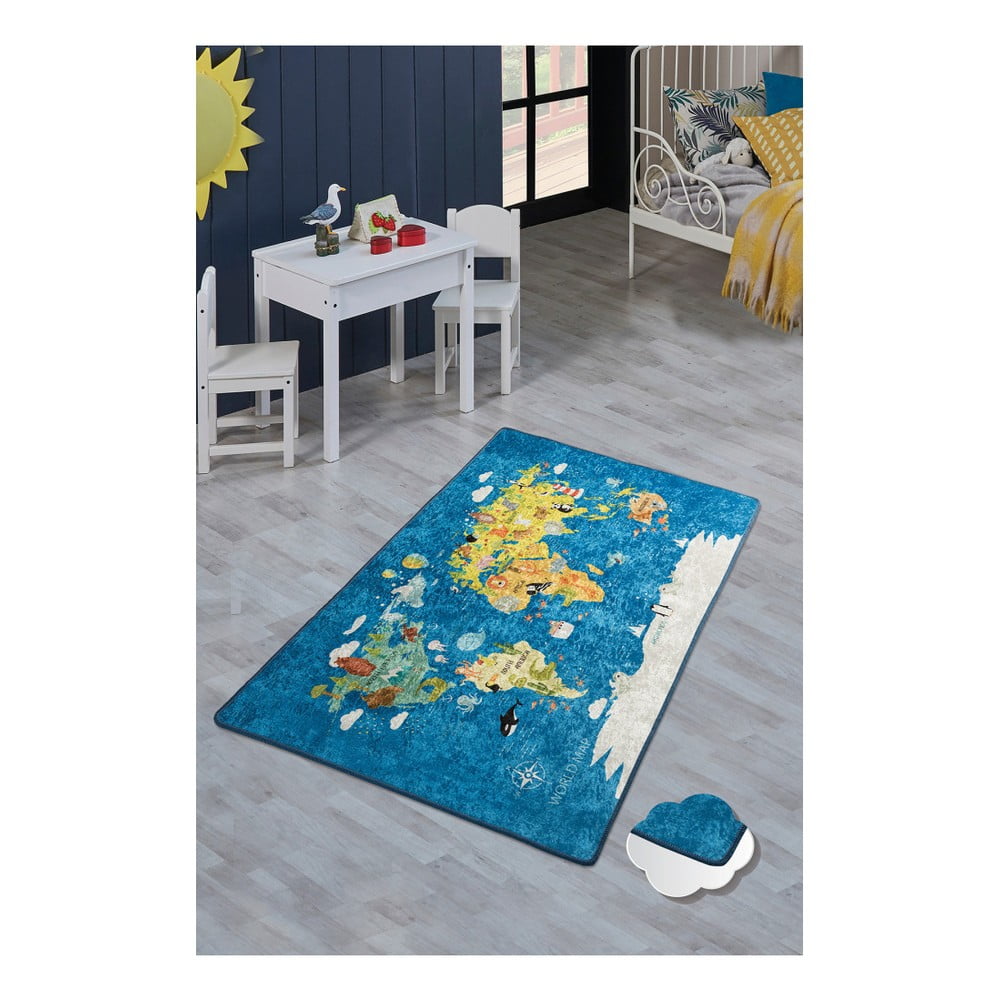 Dětský koberec World Map, 100 x 160 cm - Obrázek 2