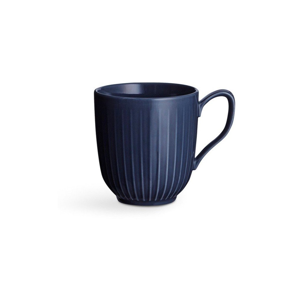 Tmavě modrý porcelánový hrnek Kähler Design Hammershoi, 330 ml Tmavě modrý porcelánový hrnek Kähler Design Hammershoi, 330 ml