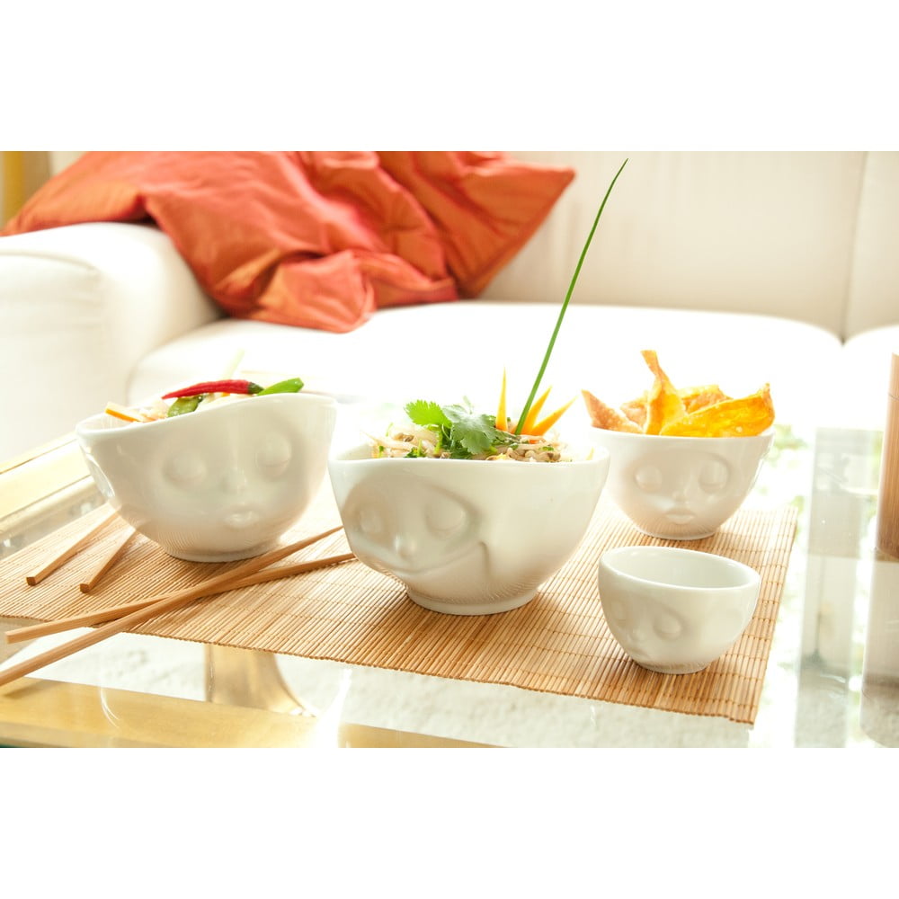 Bílá porcelánová zamilovaná miska 58products - Obrázek 2