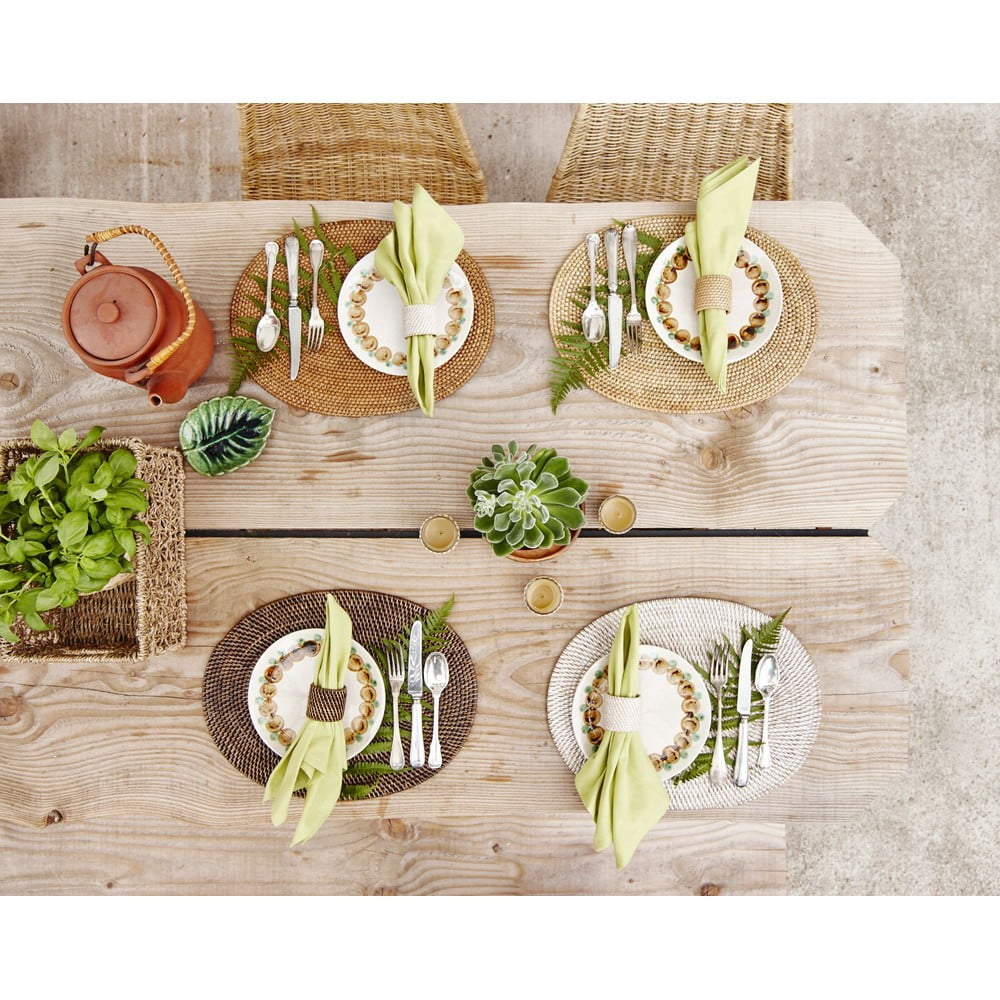 Hnědé ratanové prostírání Tiseco Home Studio, 30 x 40 cm - Obrázek 2