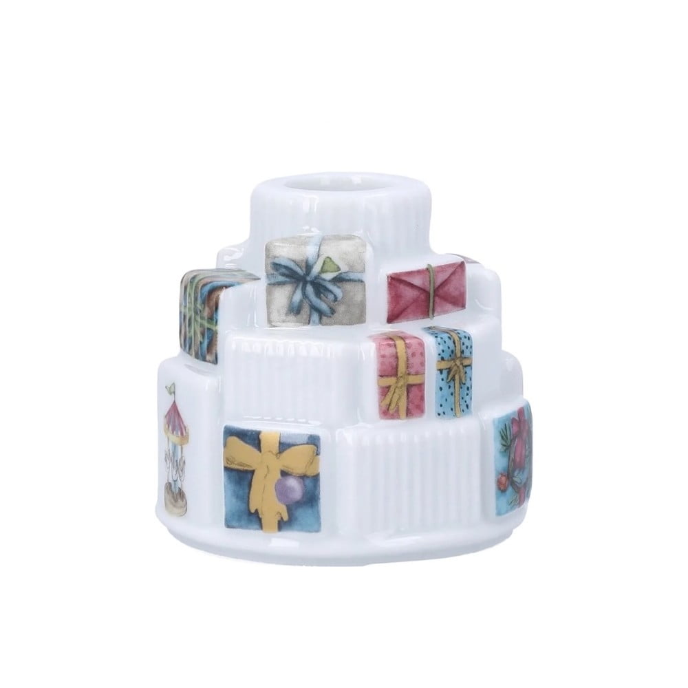 Keramický svícen s vánočním motivem Hammershøi Christmas Gifts – Kähler Design Keramický svícen s vánočním motivem Hammershøi Christmas Gifts – Kähler Design