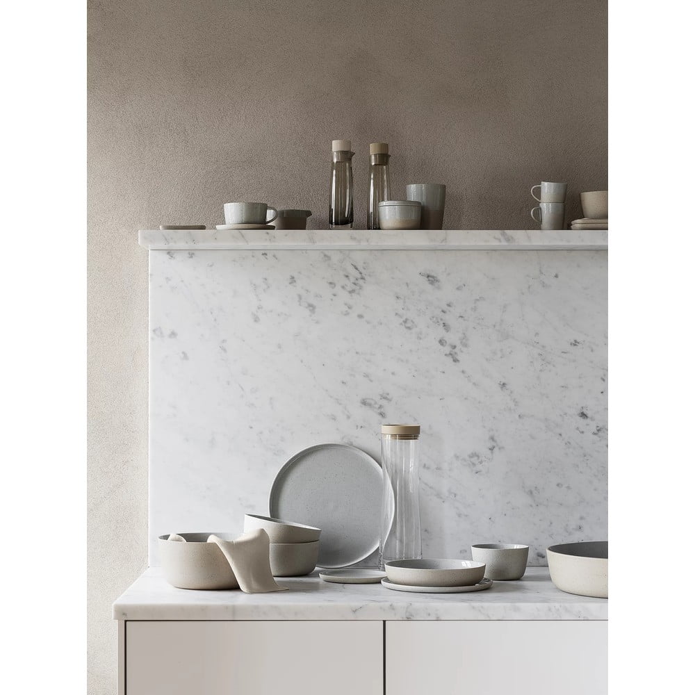 Světle šedá/béžová konvice na čaj z kameniny 1 l Sablo – Blomus - Obrázek 2