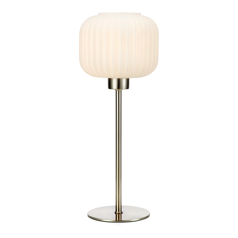Stolní lampa v ocelově zlaté barvě Markslöjd Sober Stolní lampa v ocelově zlaté barvě Markslöjd Sober