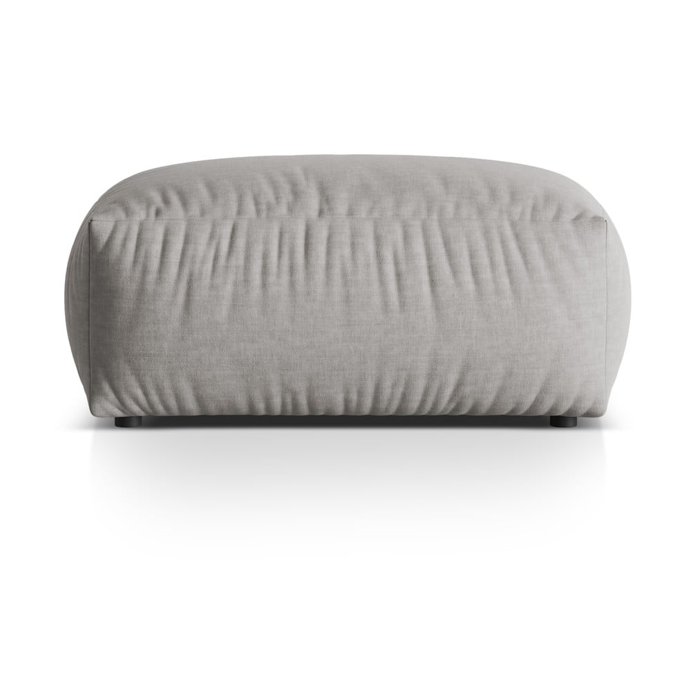 Světle šedá modulární podnožka Martina – Micadoni Home Světle šedá modulární podnožka Martina – Micadoni Home