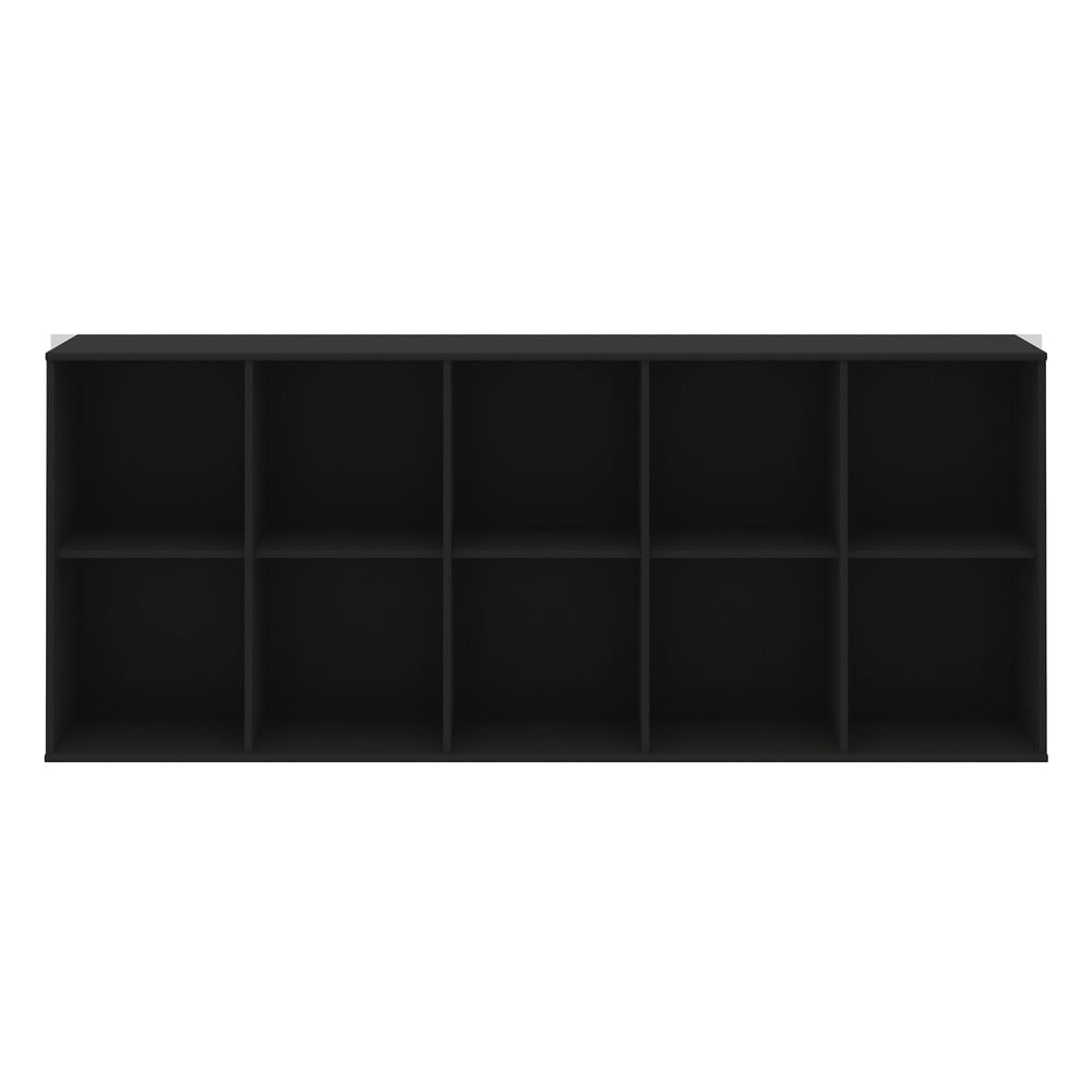 Černý modulární policový systém 169×69 cm Mistral Kubus – Hammel Furniture Černý modulární policový systém 169×69 cm Mistral Kubus – Hammel Furniture