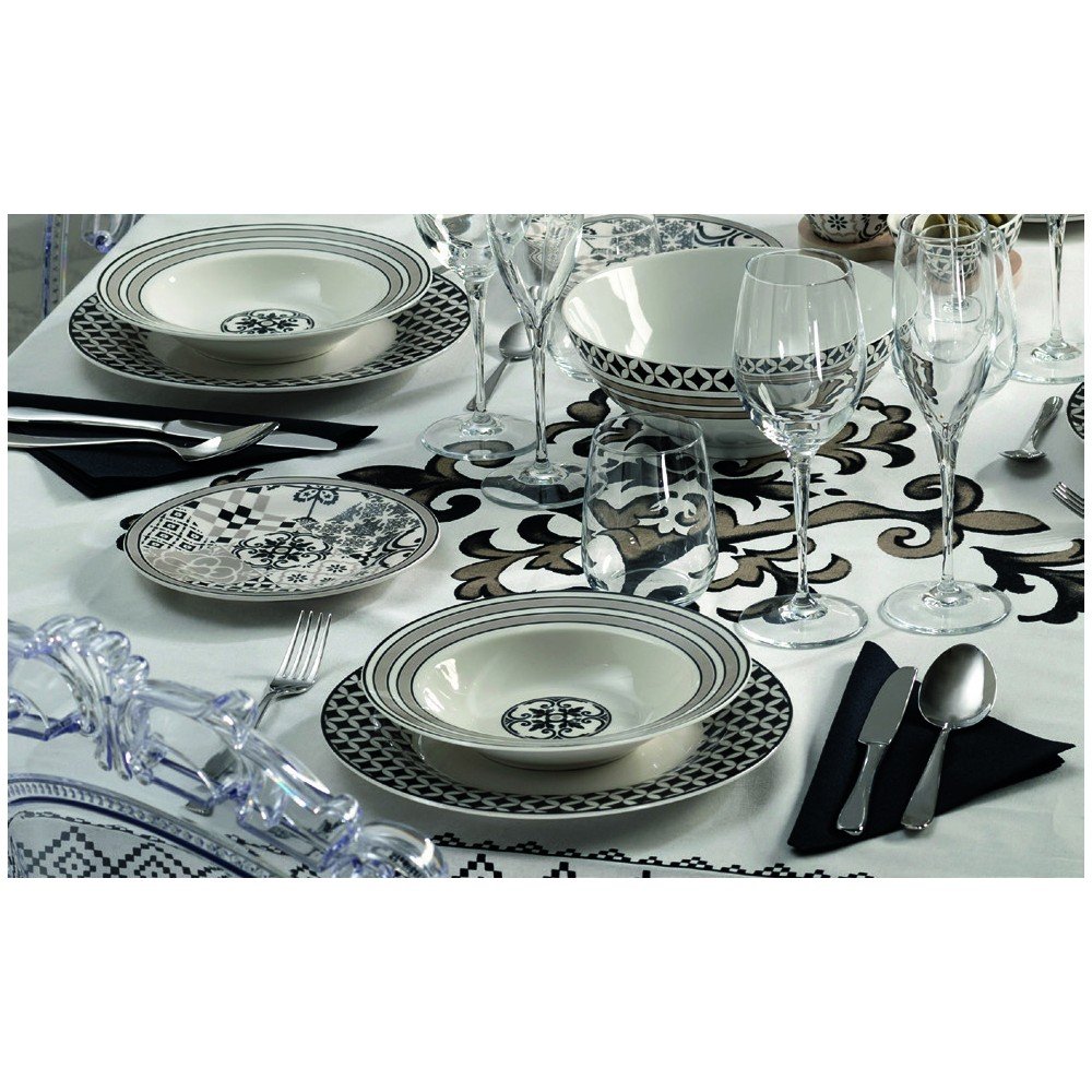 18dílná sada porcelánových talířů Brandani Alhambra - Obrázek 2