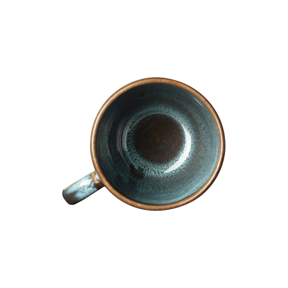 Tyrkysovo-hnědý kameninový hrnek Villeroy & Boch Like Lave, 400 ml - Obrázek 2