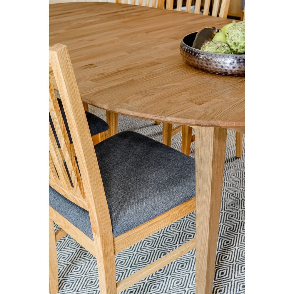 Hnědá dubová jídelní židle Rowico Filippa - Obrázek 2