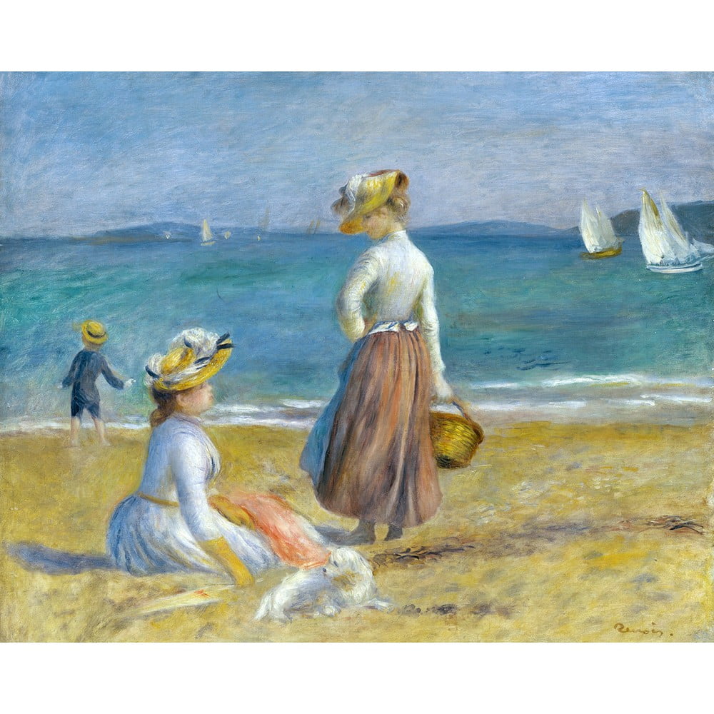 Reprodukce obrazu Auguste Renoir – Figures on the Beach, 50 x 40 cm Reprodukce obrazu Auguste Renoir – Figures on the Beach, 50 x 40 cm