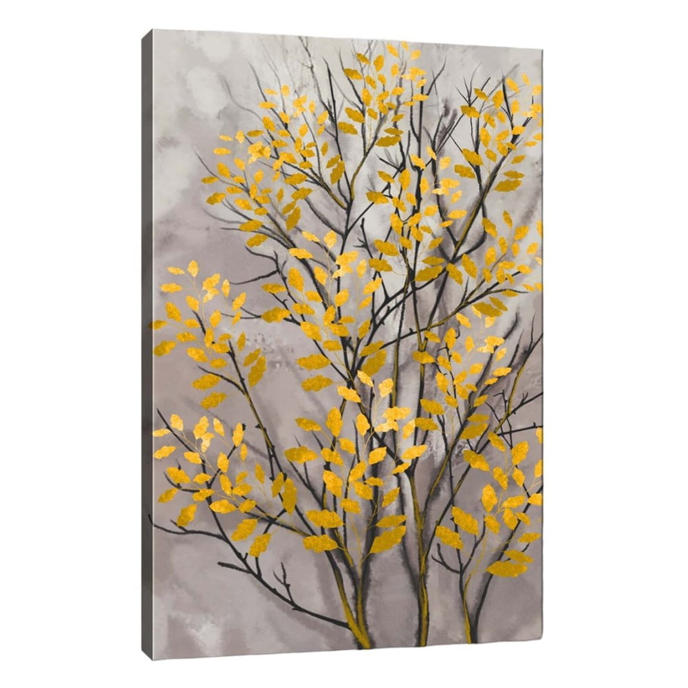 Nástěnný obraz na plátně Tablo Center Fall Gold, 40 x 60 cm Nástěnný obraz na plátně Tablo Center Fall Gold, 40 x 60 cm
