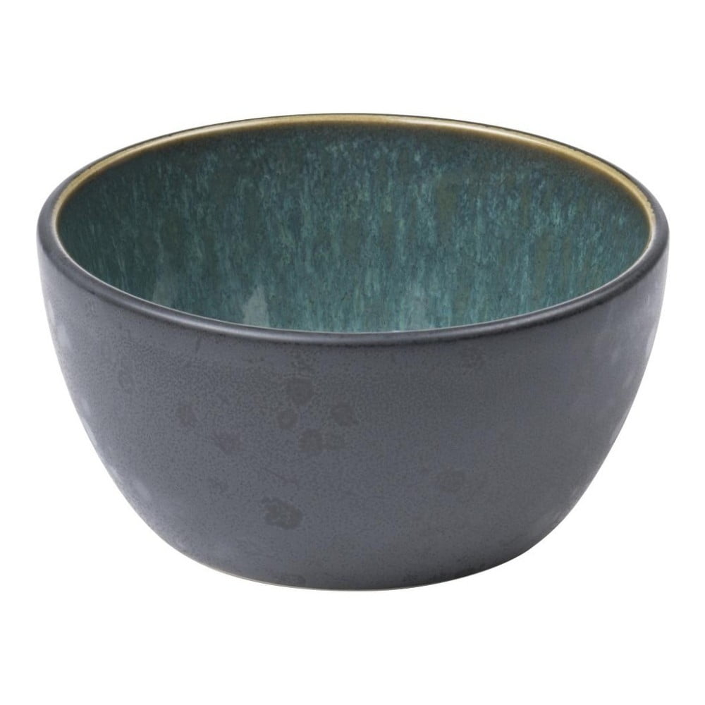 Zeleno-černá miska z kameniny ø 10 cm Mensa – Bitz Zeleno-černá miska z kameniny ø 10 cm Mensa – Bitz