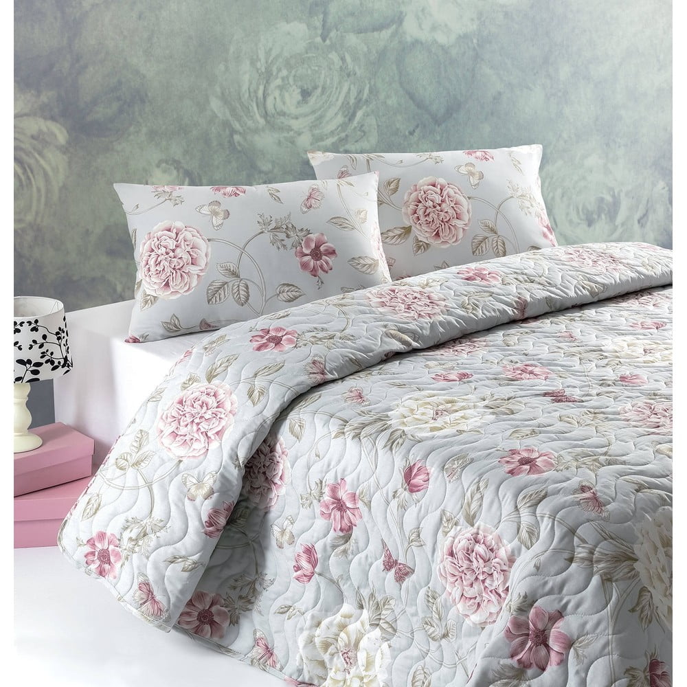 Sada prošívaného přehozu přes postel a povlaku na polštář Mijolnir Sandiego, 160 x 200 cm - Obrázek 2