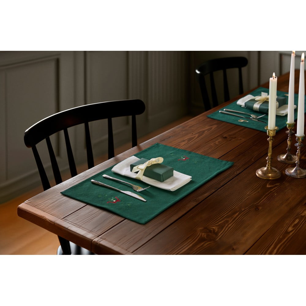 Prostírání s vánočním motivem s příměsí bavlny 30x43 cm Christmas Fable – JUNA - Obrázek 2