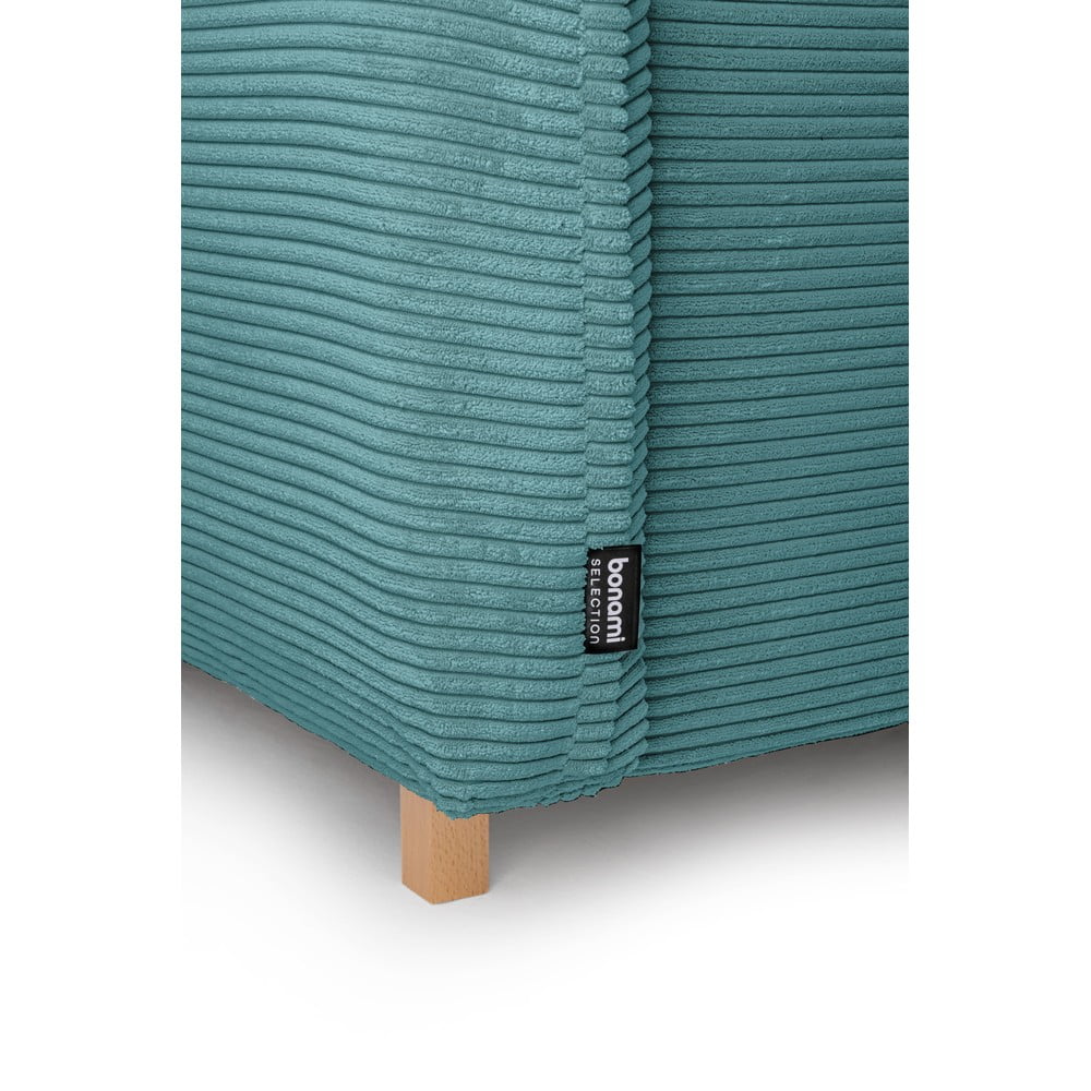 Variabilní tyrkysová manšestrová rozkládací rohová pohovka Tori – Bonami Selection - Obrázek 2