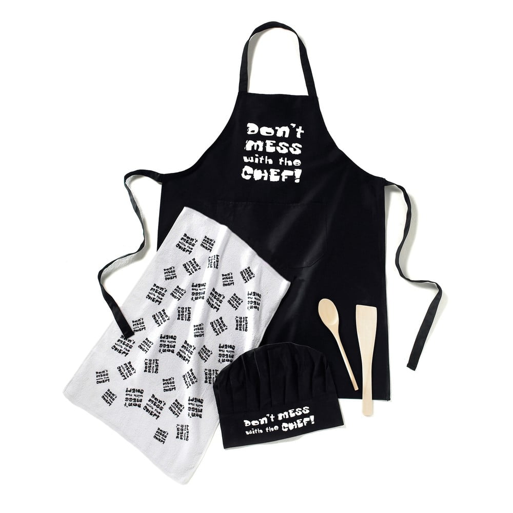 5dílný set pro kuchaře Cooksmart ® Don’t Mess With The Chef 5dílný set pro kuchaře Cooksmart ® Don’t Mess With The Chef