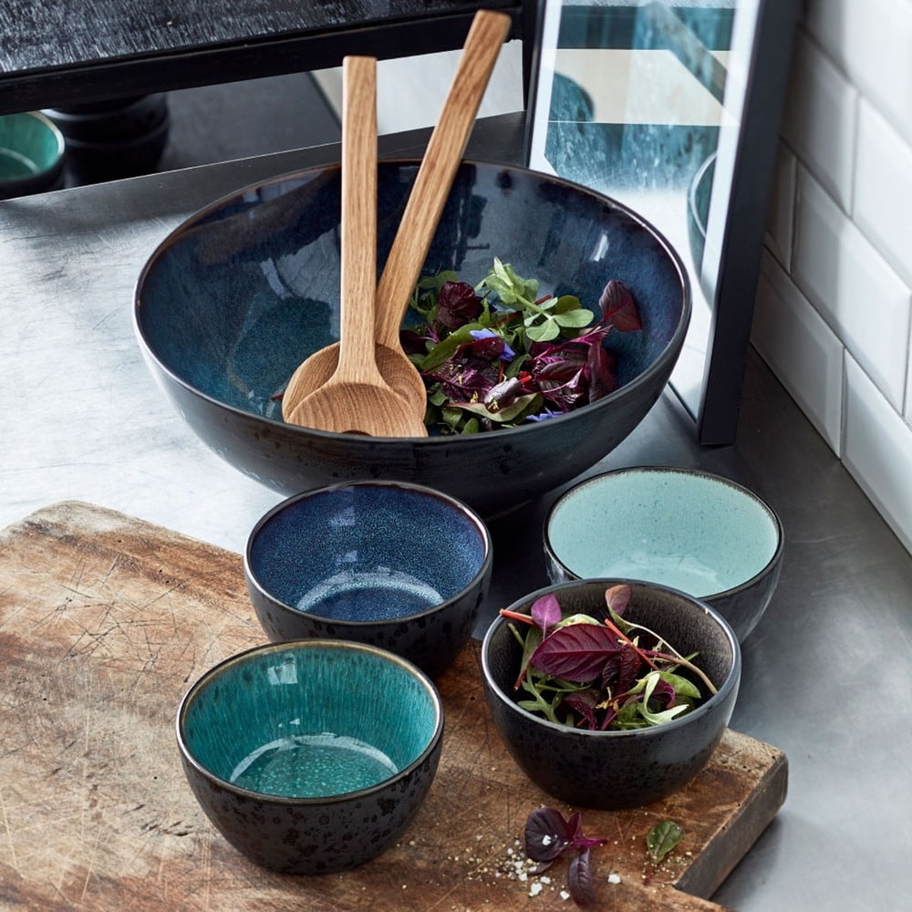 Zeleno-černá miska z kameniny ø 10 cm Mensa - Bitz - Obrázek 2