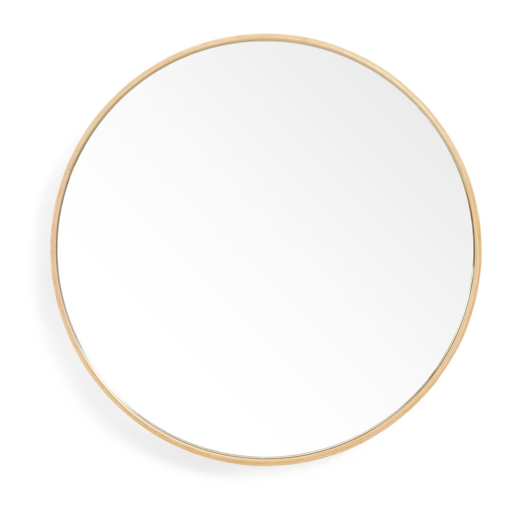 Nástěnné zrcadlo s rámem z dubového dřeva Wireworks Glance, ø 45 cm Nástěnné zrcadlo s rámem z dubového dřeva Wireworks Glance, ø 45 cm