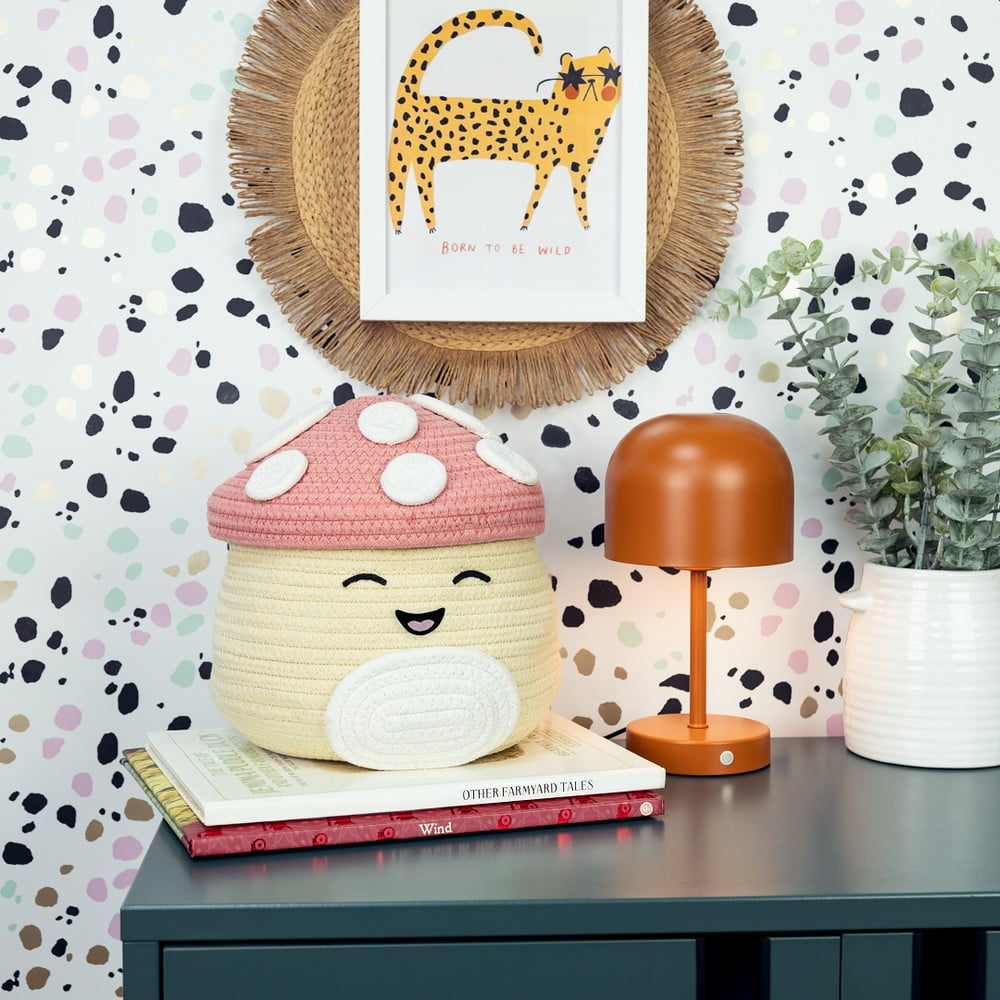 Béžový látkový dětský koš na hračky ø 23x22 cm Fizz Malcolm – SQUISHMALLOWS - Obrázek 2