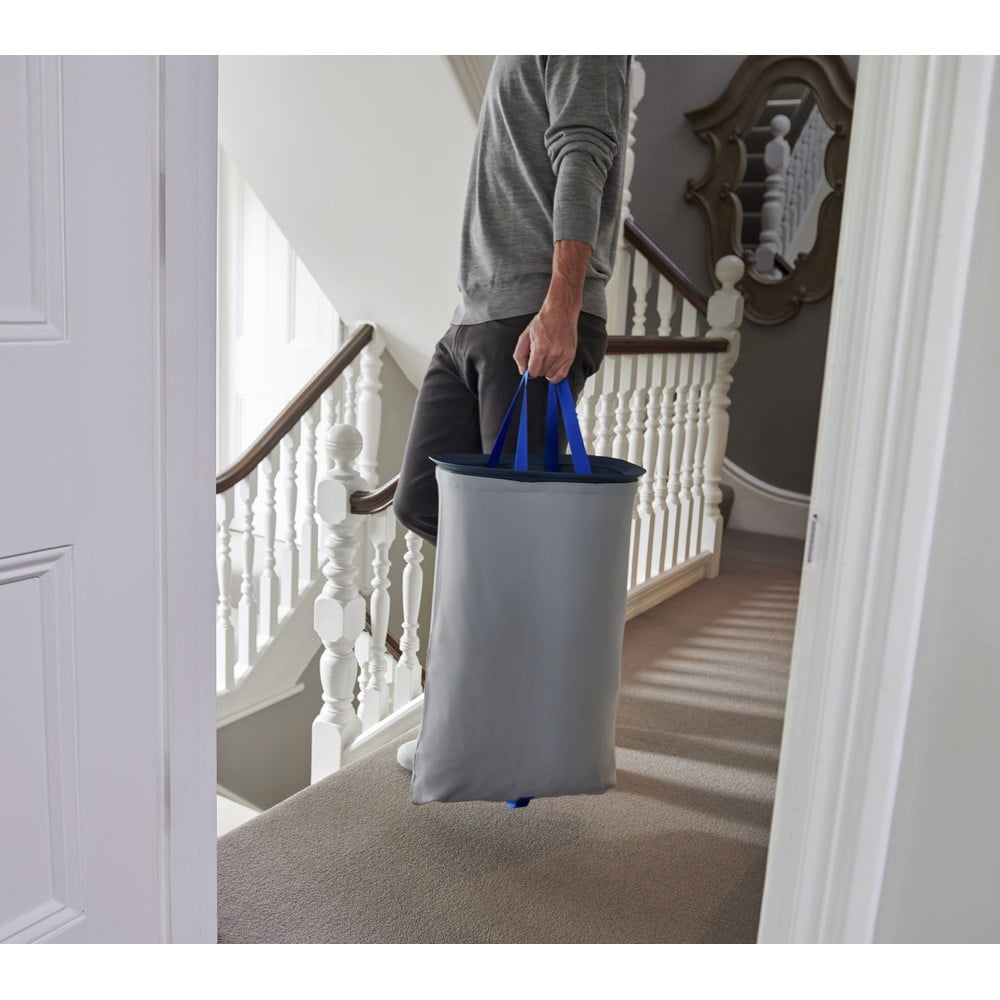 Antracitový látkový koš na prádlo 2x30 l Tota – Joseph Joseph - Obrázek 2