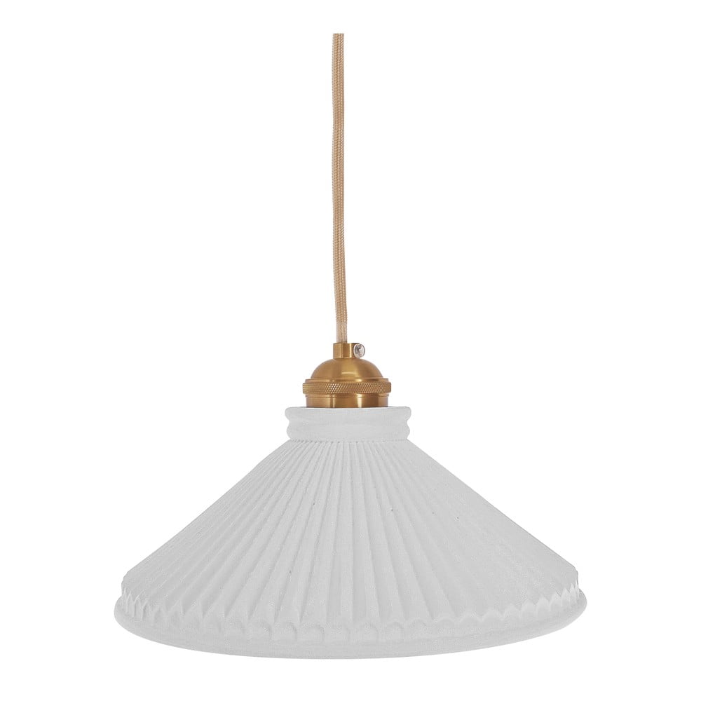 Bílé závěsné svítidlo SULION Elena, výška 150 cm Bílé závěsné svítidlo SULION Elena, výška 150 cm