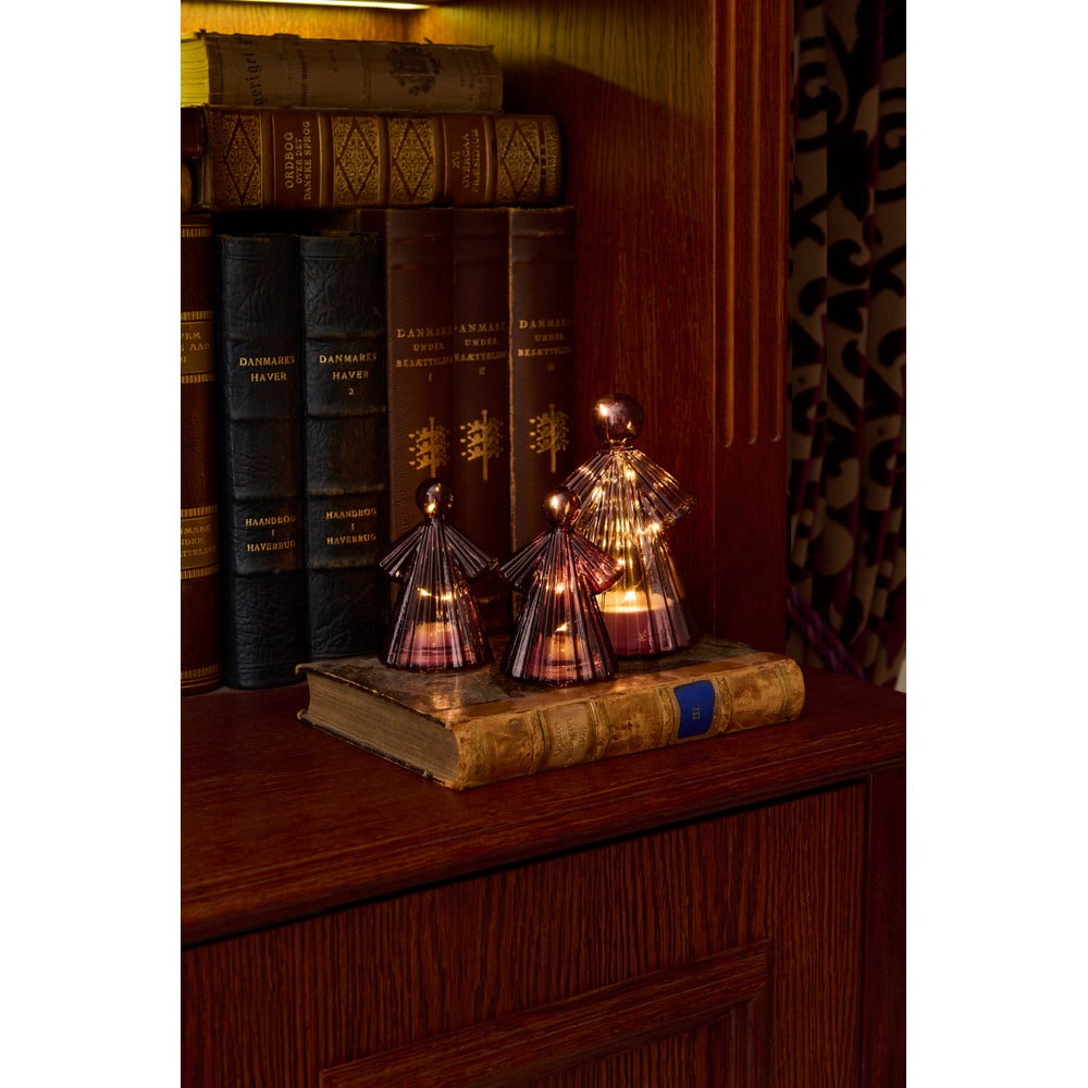 Vínové světelné dekorace v sadě 2 ks ø 6,5 cm Alberte – Sirius - Obrázek 2