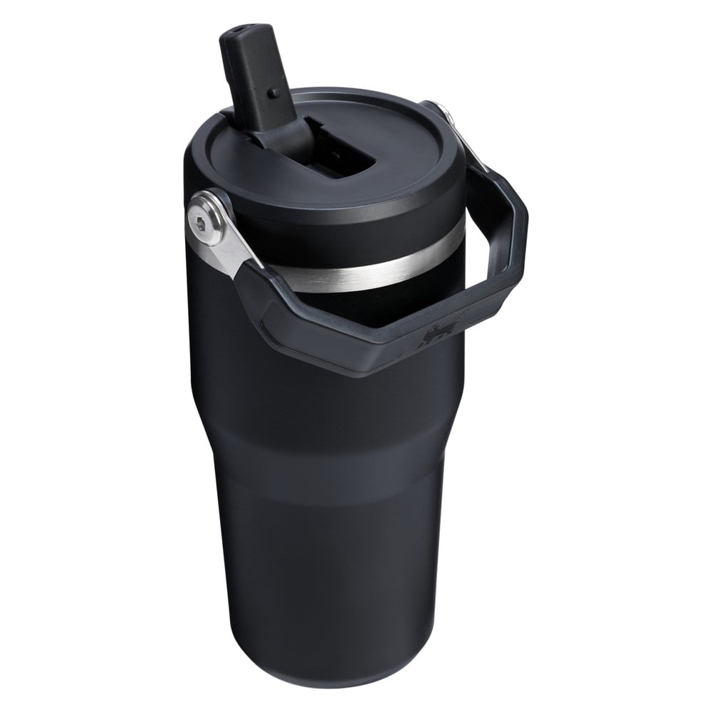 Černá termoska 600 ml IceFlow Flip Straw 2.0 – Stanley - Obrázek 2