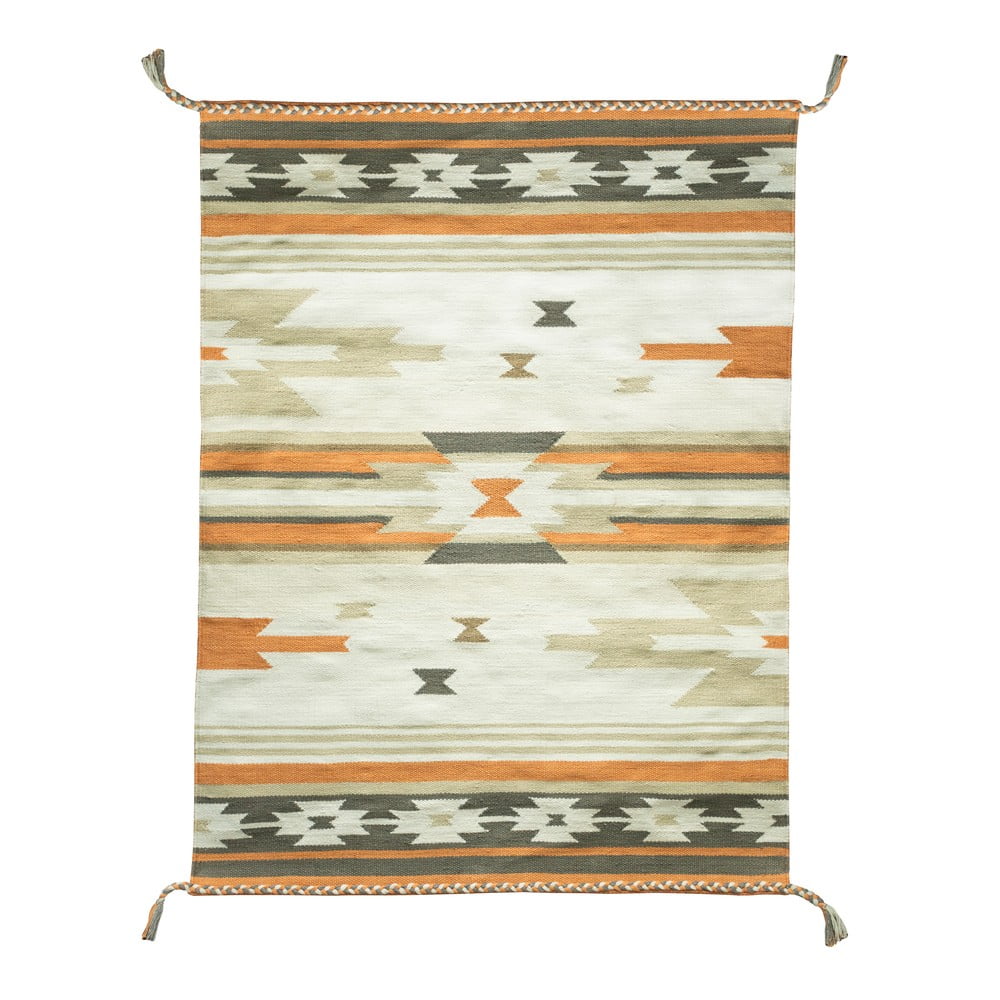 Oboustranný venkovní koberec z recyklovaného plastu Green Decore Aztec, 90 x 150 cm Oboustranný venkovní koberec z recyklovaného plastu Green Decore Aztec, 90 x 150 cm